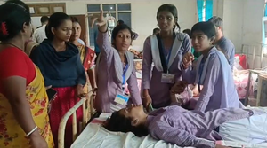 Eight protesting girl students in Tripura allege assault by school management body members