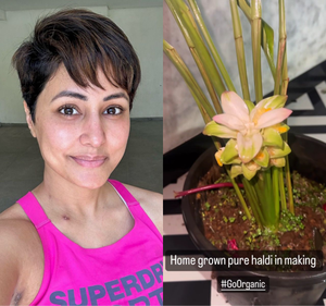 Hina Khan goes organic amid cancer treatment, grows turmeric at home